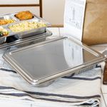 Coobinox® Premium SUS 304 Stainless Steel 5-Compartment Meal Tray with Lid (CO-40-25)